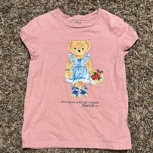 Ralph Lauren Pink Polo Bear Tee